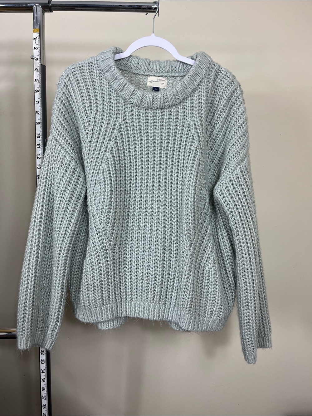Universal Thread Chunky Crewneck Sweater in Sage